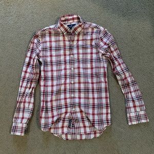 AE Plaid Button-Up, Men’s XS